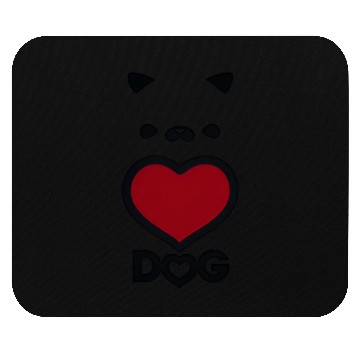 Discover Love dog Mouse Pads