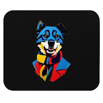 Discover Dog colorful Mouse Pads
