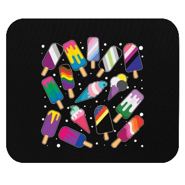Discover Popsicle Gay LGBTQ Rainbow LGBT Pride Month Mouse Pads