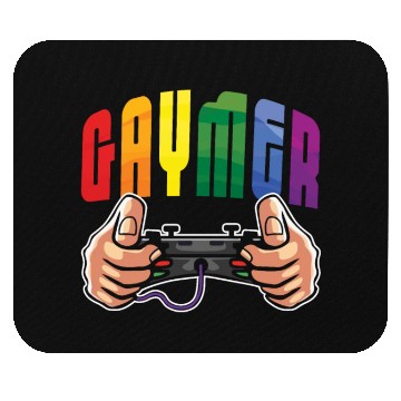 Discover Gay Gamer LGBTQ Rainbow LGBT Pride Month Mouse Pads