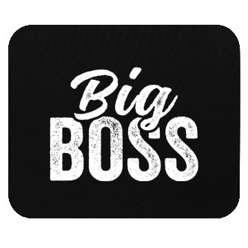 Discover Big Boss Matching Design for Mom or Daddad fathers Mouse Pads