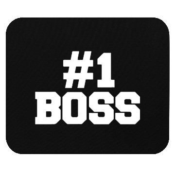 Discover Number one boss Mouse Pads