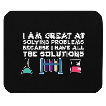 Discover Funny Science Laboratory Chemist Technician Mouse Pads