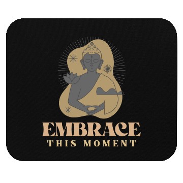 Discover Embrace This Moment Yoga Mouse Pads