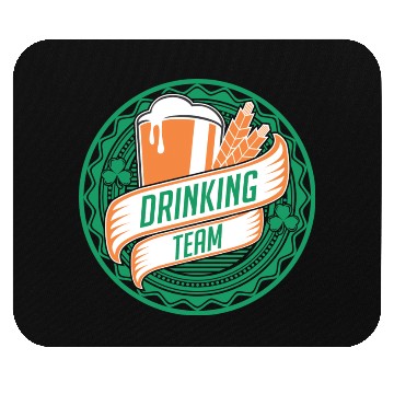 Discover Irish Drinking Team Mouse Pads