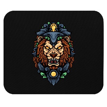 Discover The Head Of Lion King Mouse Pads