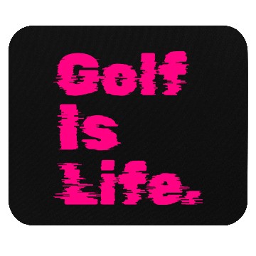 Discover Golf Is Life, Hot Pink, Golfer, I Like Golf Mouse Pads