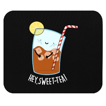 Discover Hey Sweet Tea Cute Iced Tea Mouse Pads
