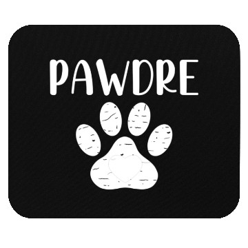 Discover Funny Dog Dad Pawdre Mouse Pads