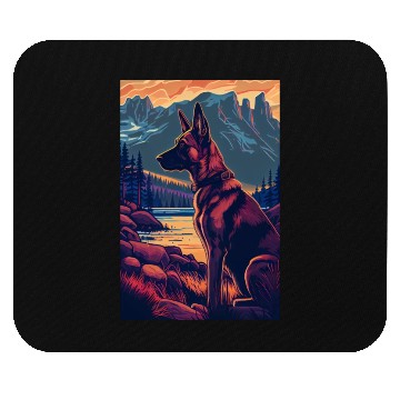 Discover Belgian Malinois Nature Mouse Pads
