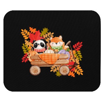 Discover Autumn Friends Mouse Pads