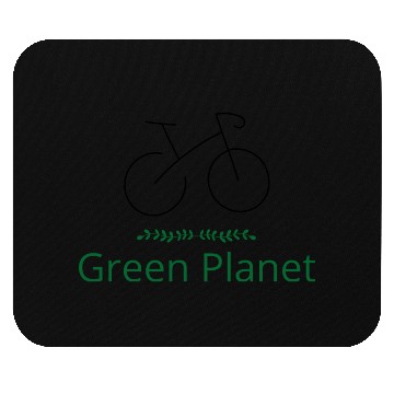 Discover Green Planet Mouse Pads