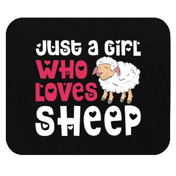 Discover Cool Sheep For Women Girls Lamb Lover Sheep Mouse Pads