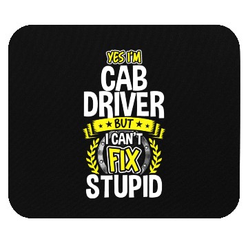 Discover Yes Im Cab Driver Mouse Pads