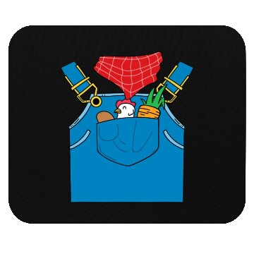 Discover Funny Farming Farmer Costume Mouse Pads