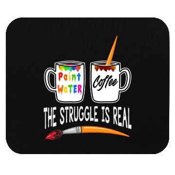 Discover Funny Art Teacher Painter Artist Paint Mug Coffee Mouse Pads