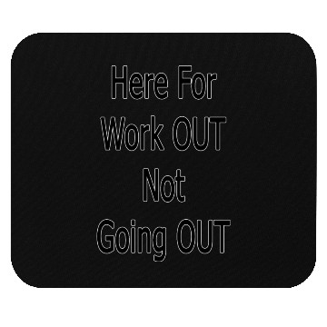 Discover Gym Wear┃Here for work out not going out. Mouse Pads