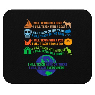 Discover I will Teach on a Boat A Goat I Will Teach Mouse Pads