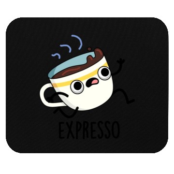 Discover Expresso Funny Running Coffee Mouse Pads