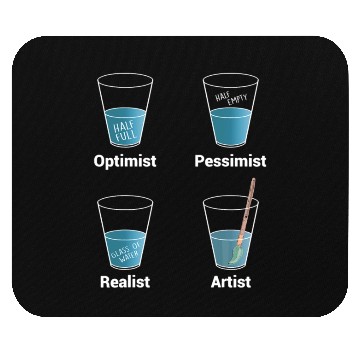 Discover Funny Art Teacher Artist Brush Painter Mouse Pads