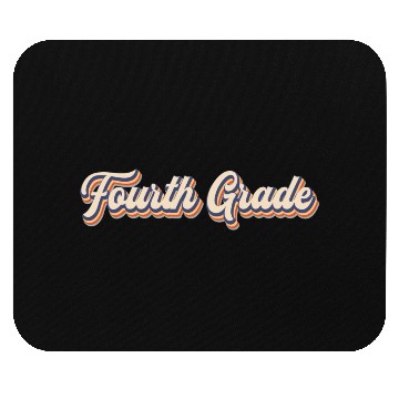Discover Retro Fourth Grade student Teacher Back To School Mouse Pads