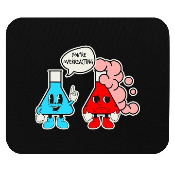 Discover Science Teacher Funny Chemistry Nerd Retro Chemist Mouse Pads