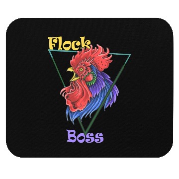 Discover Chicken Farmer Flock Boss Mouse Pads