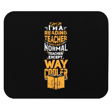 Discover Cool Reading Teacher Mouse Pads