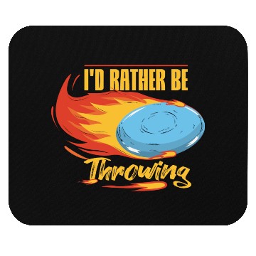 Discover Flying Disc Sport Design For A Disc Golf Coach Mouse Pads