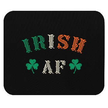 Discover Irish Af Funny St Patricks Day Drinking Mouse Pads