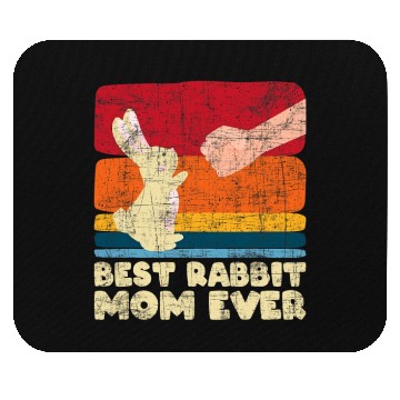 Discover Best Rabbit Mom Ever Bunny Farmer Zookeeper Mouse Pads