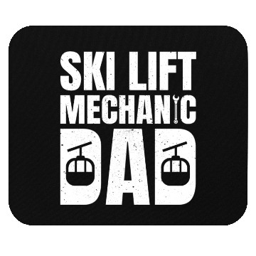 Discover Ski Lift Mechanic Dad Mouse Pads