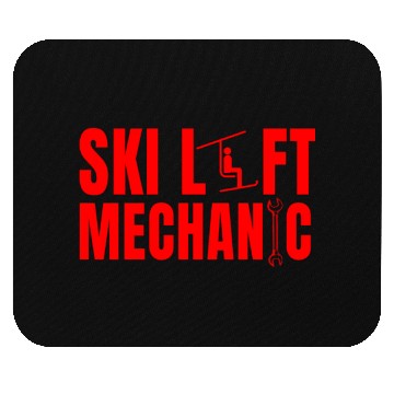 Discover Ski Lift Mechanic Mouse Pads