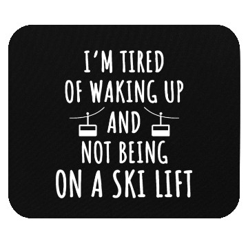 Discover Funny Ski Lift Lover Outfit Mouse Pads