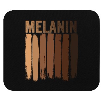 Discover Melanin shades Black Pride Mouse Pads