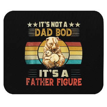 Discover It s not a dad bob it s a father figure Mouse Pads