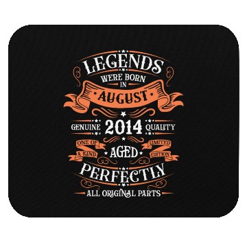 Discover August 2014 anniversary 2014 legends August Mouse Pads