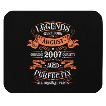 Discover August 2007 anniversary 2007 legends August Mouse Pads