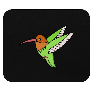 Discover A Sweet Hummingbird Mouse Pads