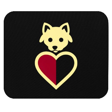 Discover Love dog Mouse Pads