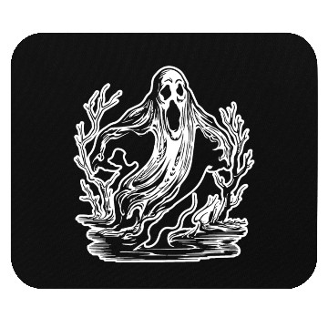 Discover Ghost Halloween Spooky Mouse Pads