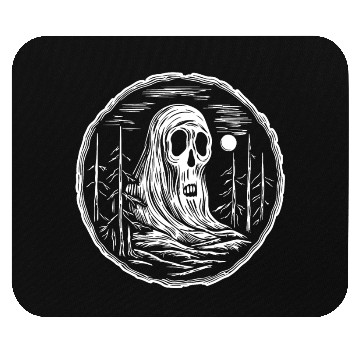 Discover Ghost Halloween Spooky Mouse Pads