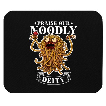 Discover Atheist Atheism Flying Spaghetti Pastafarianism Mouse Pads