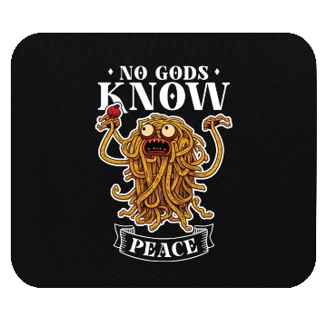 Discover Atheist Atheism Flying Spaghetti Pastafarianism Mouse Pads