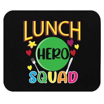 Discover School Lunch Hero Squad Funny Cafeteria Workers Mouse Pads