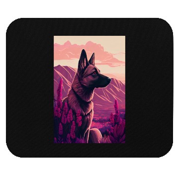 Discover Belgian Malinois Nature Mouse Pads