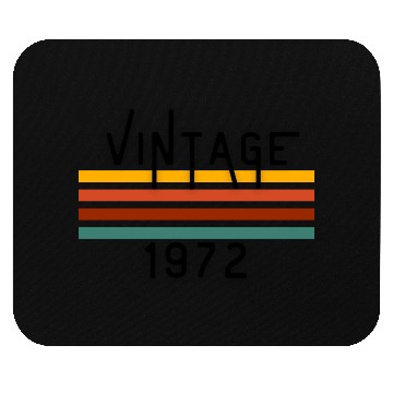 Discover Vintage 1972 Retro Mouse Pads