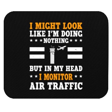 Discover Funny Air Traffic Controller Humor Aviation Safety Mouse Pads