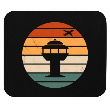 Discover Retro Air Traffic Control Tower Mouse Pads