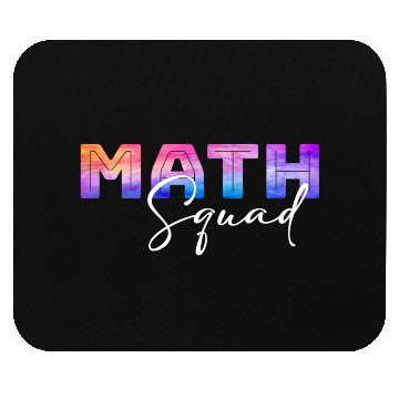 Discover Math Squad Tie Dye Back To School Mouse Pads